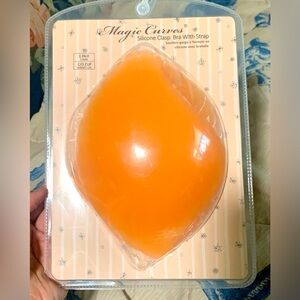 Magic Curves Silicone Bra with Strap - Orange